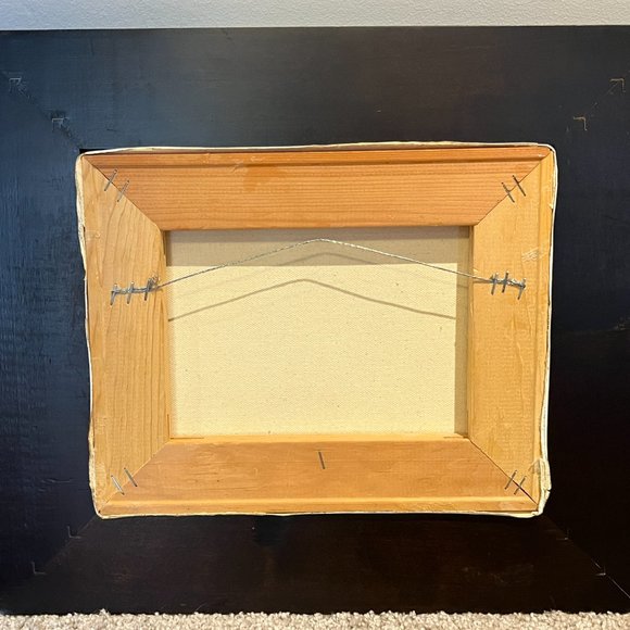 APPLEJACK ART Print on Canvas Female Aviator 1926 By-plane Distressed Frame - Picture 5 of 11